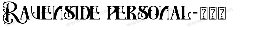 Ravenside personal字体转换